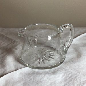 Vintage Glass Creamer